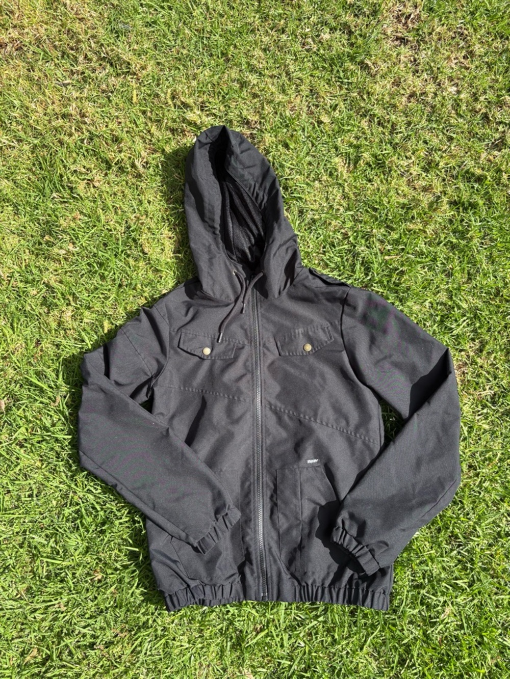 Volcom Black Hooded Jacket